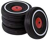 BIG - Bobby Car Whisper Wheels - Flüsterräder für Rutscher Autos, Reifen-Set mit Befestigungsclips und Montageanleitung, für Kinder ab 1 Jahr